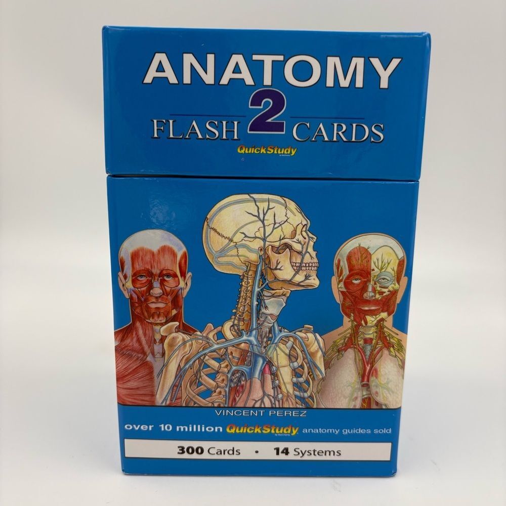 QuickStudy Anatomy 2 Flash Cards - Complete in Box‎